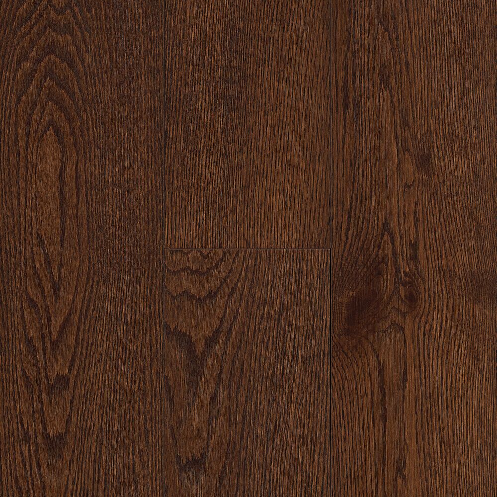Cocoa Bean 6 1/2" Red Oak Engineered Hardwood - EKDP63L36WEE white oak engineered hardwood flooring swatch of Dogwood Pro pet-friendly wood flooring