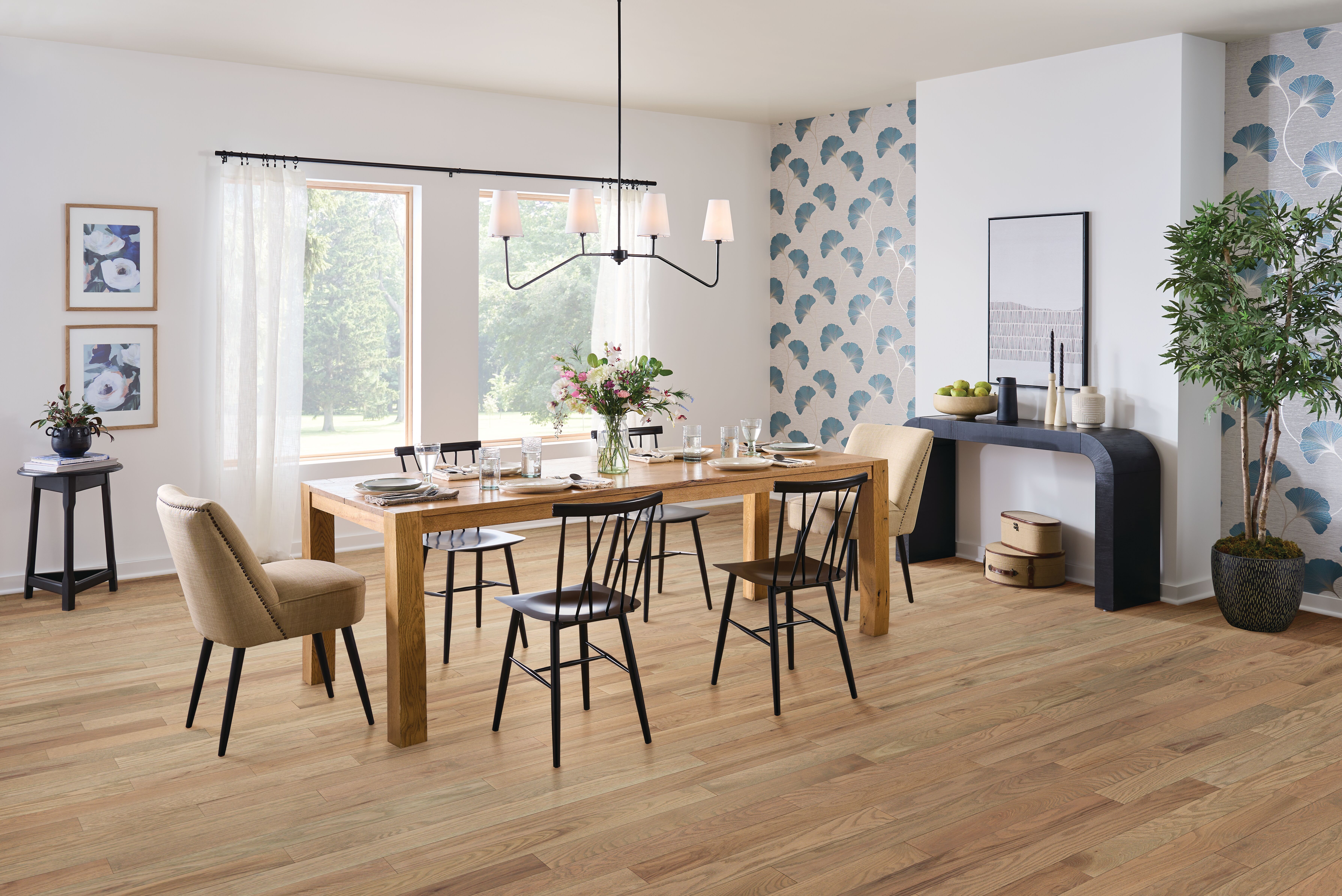 Nature Walk Simplistic Taupe Solid Hardwood SKNW49L48S