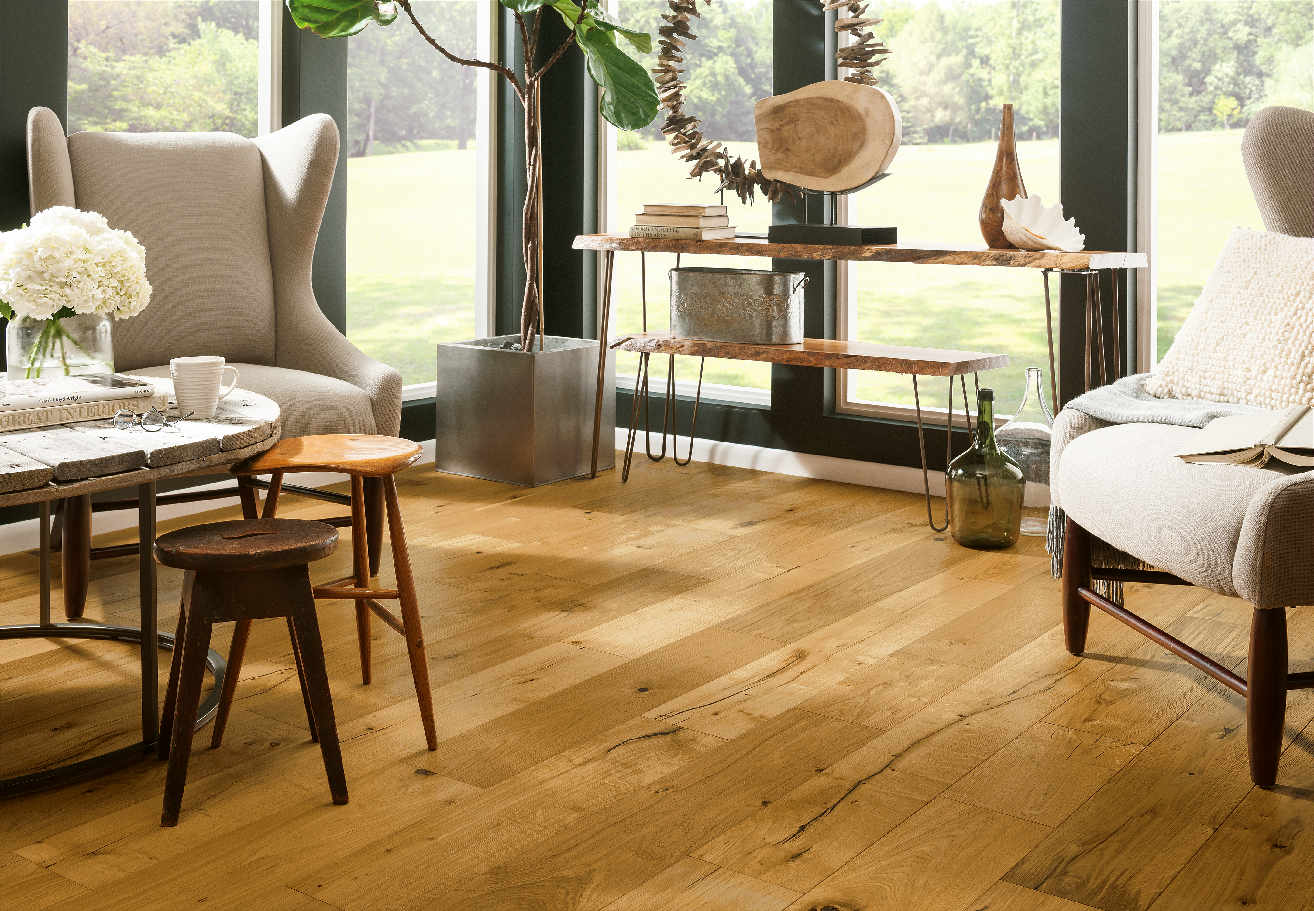 TimberBrushed Deep Etched Natural Engineered Hardwood EAKTB75L406